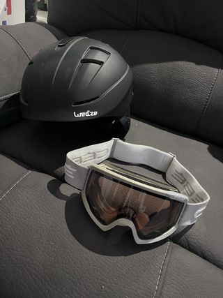 Casco y gafas de esquí Wed'ze