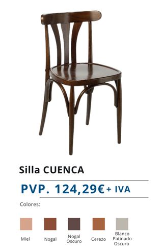 Silla de madera CUENCA