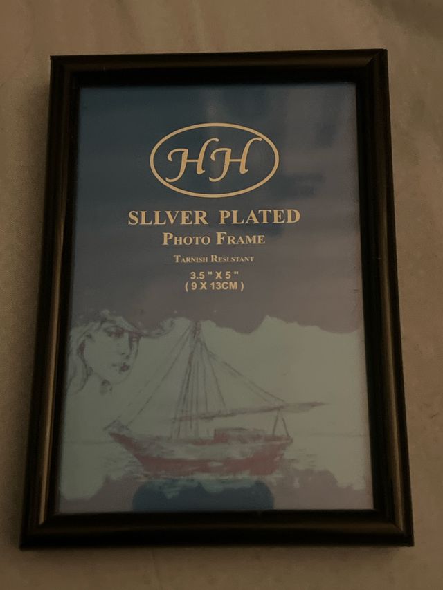 Cornice portafoto nera HH 9x13cm