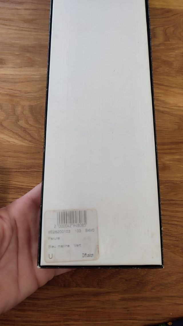 Pañuelo Seda Christian Dior Vintage Azul