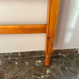 Cabecero de cama individual de madera