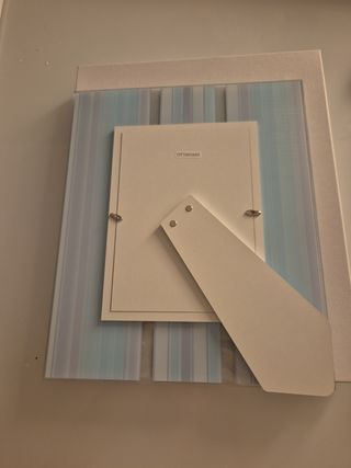 Cornice Ottaviani Argento 999 Azzurro e Argento