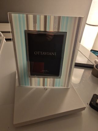 Cornice Ottaviani Argento 999 Azzurro e Argento