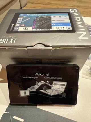 Garmin Zumo XT GPS con soperte moto y cableado 