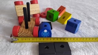 Tren de madera para niños