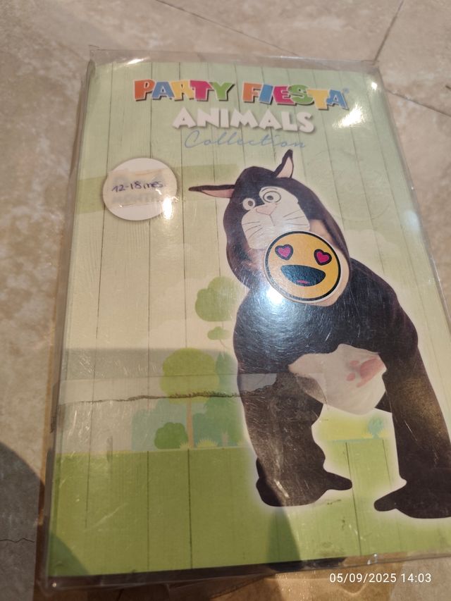 Disfraz Panda 0-6 Meses demoni gatito