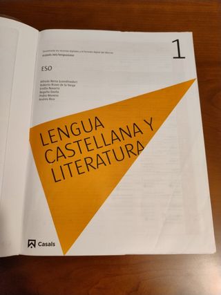 Lengua castellana y Literatura 1 ESO (2015)