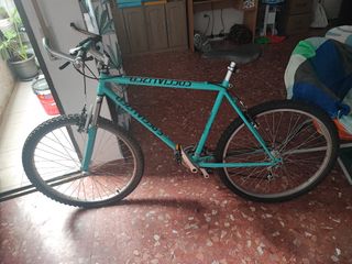 Bicicleta color azul