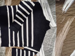 Jersey de rayas mujer cuello alto