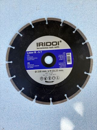 Disco de corte IRIDOI Laser R-h7 230mm