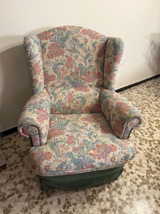 Poltrone girevoli floreali
