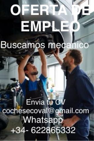 SOLICITO MECANICO AUTOMOTRIZ