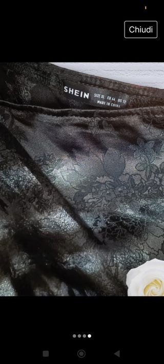 Vestito monospalla nero