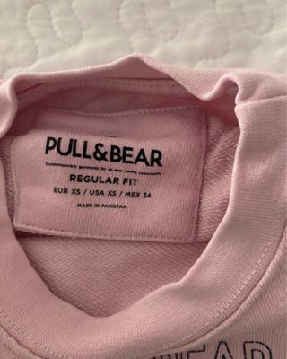 Sudadera Pull&Bear rosa y azul