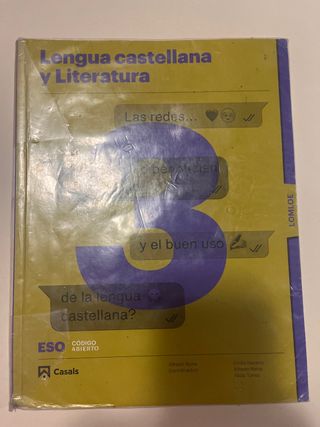 Lengua castellana y Literatura 3 ESO LOMLOE