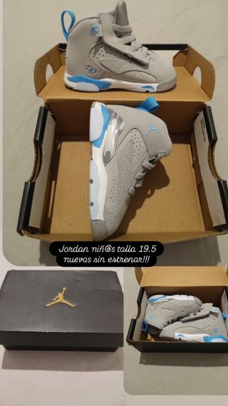 Jordan Niños Talla 19.5 Nuevas