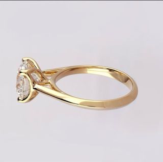 Anillo Oro y Diamante Compromiso