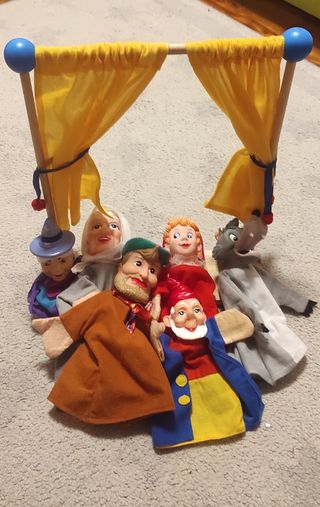 Títeres de madera para niños