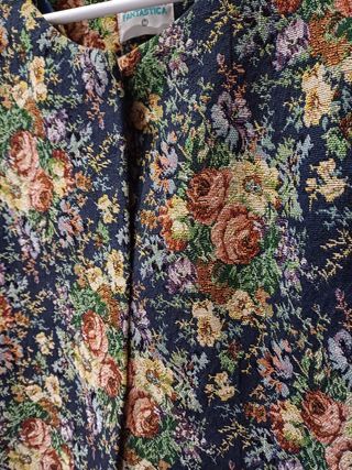 Chaqueta floral vintage