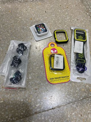 Lote Apple Watch Series 4 Negro/Amarillo