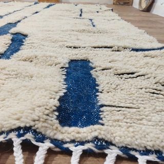 Tappeto berbero in lana naturale