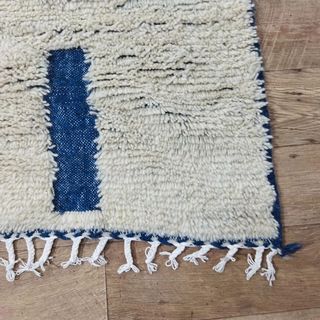 Tappeto berbero in lana naturale