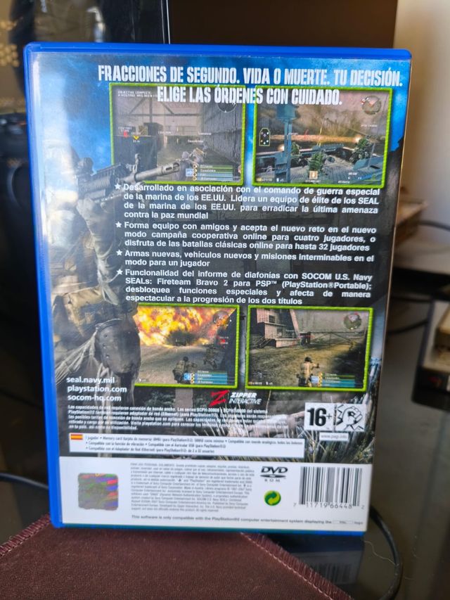 Juego PS2 SOCOM Combined Assault