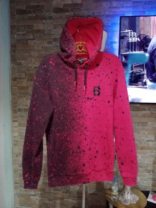 Sudadera con capucha degradada