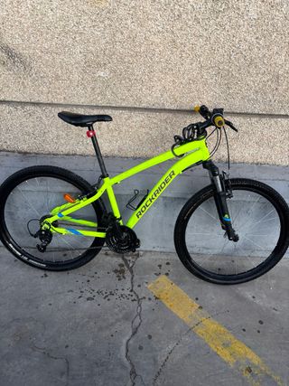 Bicicleta Rockrider Decathlon Amarillo