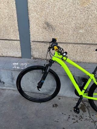 Bicicleta Rockrider Decathlon Amarillo
