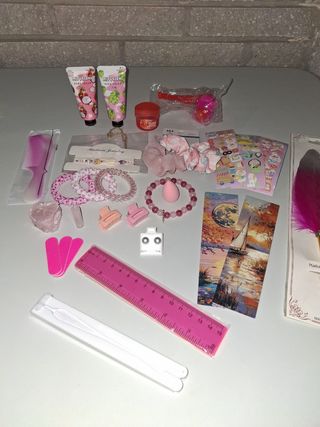 Pack de productos rosas 