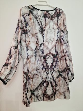 Vestido estampado multicolor