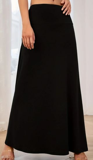Falda Larga Negra Talla M