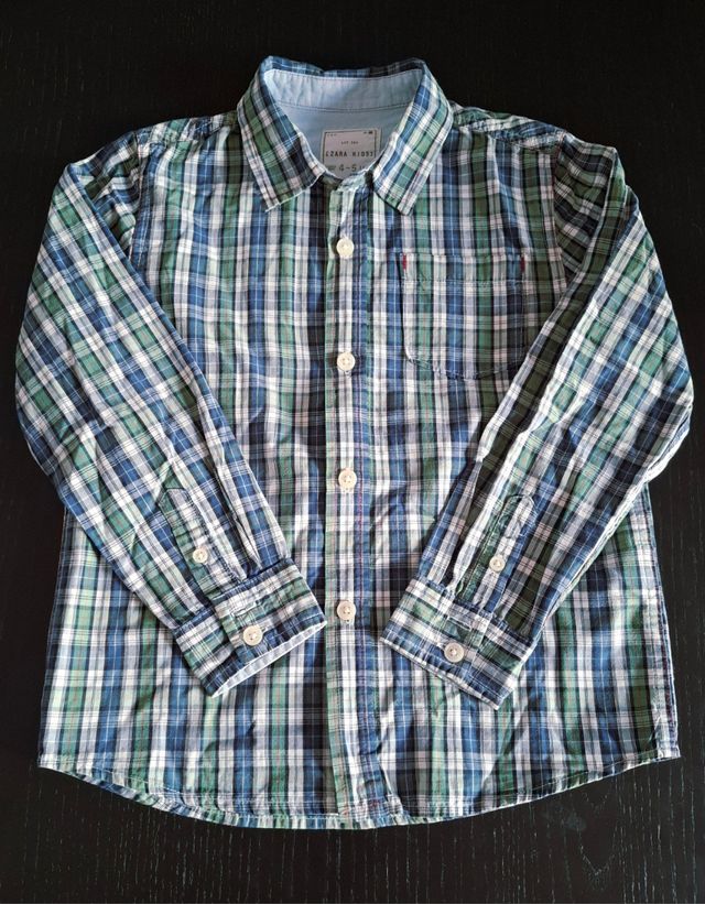 Camisa de cuadros Zara Kids talla 4-5