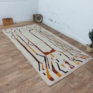 Tappeto in lana berbera marocchino