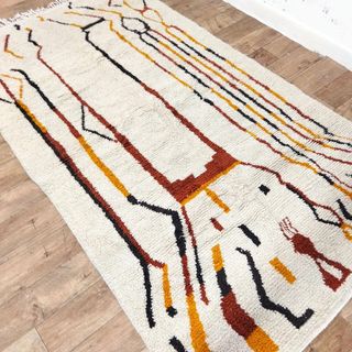 Tappeto in lana berbera marocchino