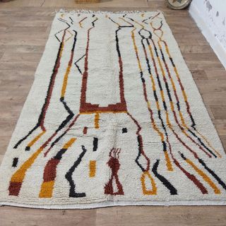 Tappeto in lana berbera marocchino