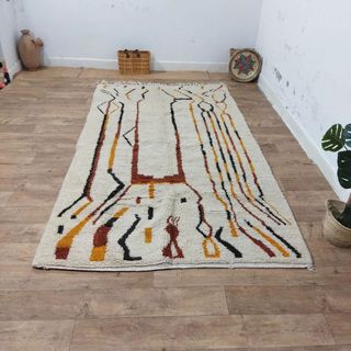 Tappeto in lana berbera marocchino