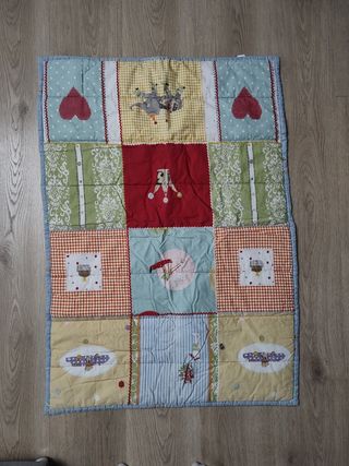 Colcha cuna patchwork