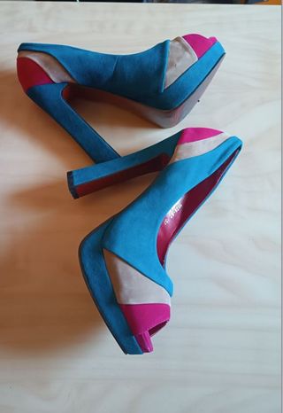 Scarpe décolleté tacco 13,5 cm tg 37