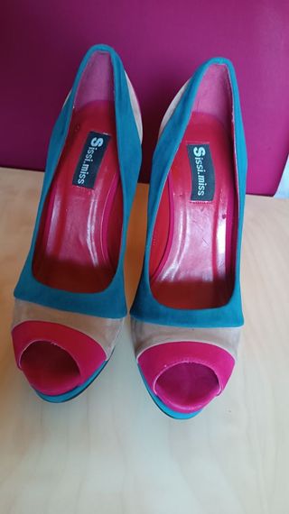 Scarpe décolleté tacco 13,5 cm tg 37