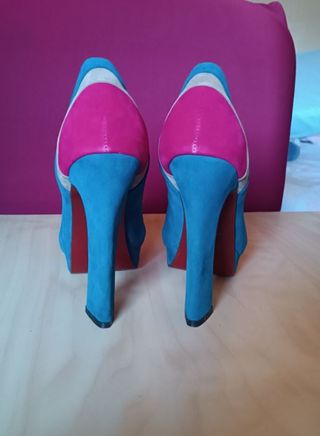 Scarpe décolleté tacco 13,5 cm tg 37