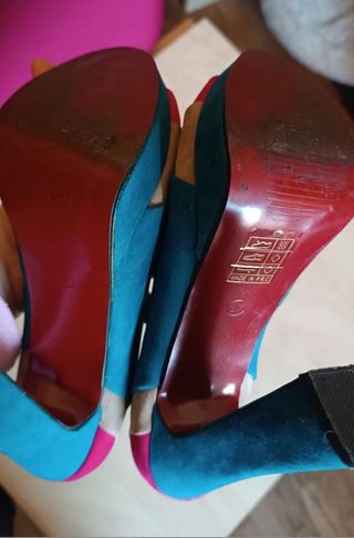 Scarpe décolleté tacco 13,5 cm tg 37