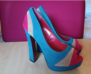 Scarpe décolleté tacco 13,5 cm tg 37