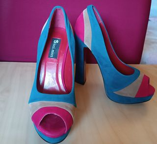 Scarpe décolleté tacco 13,5 cm tg 37