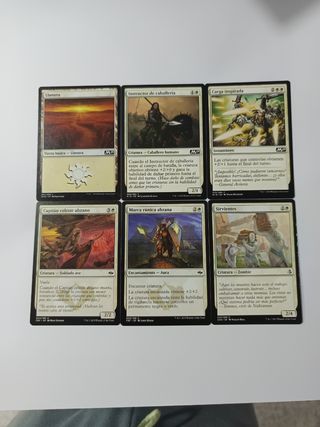 Lote 50 Cartas Magic, (Blancas).