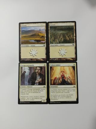 Lote 50 Cartas Magic, (Blancas).
