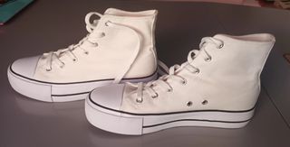 Botas "tipo Converse plattaform" plataforma