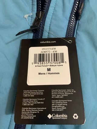 Columbia M PEAK PURSUIT MIDLAYER HYBRID