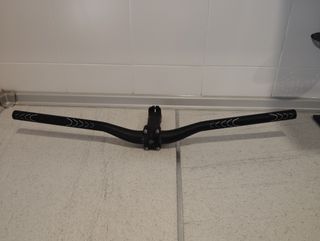 Manillar Bicicleta Montaña Negro